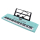 MusicMate Keyboard MM-04 KeyDeluxe Turkusowy - 1588174 - zdjęcie 3